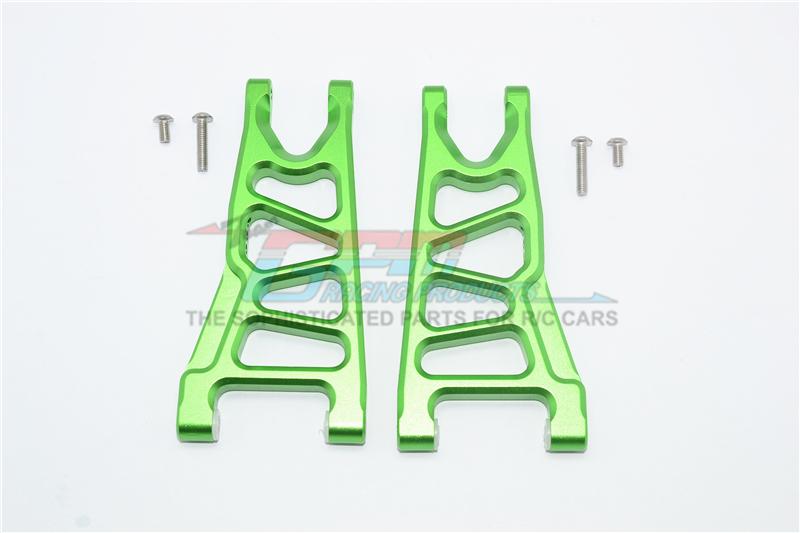 Arrma Granite 4x4 Mega Monster Truck Aluminum Front Lower Arms -6Pc Set Green