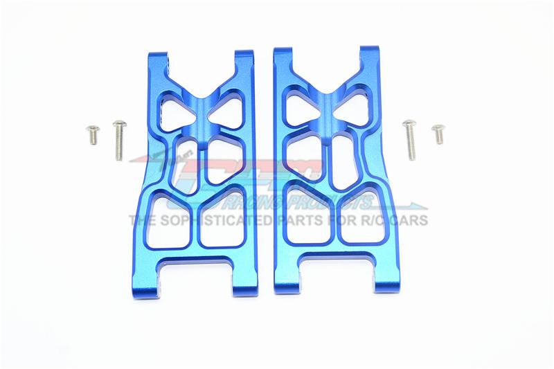 Arrma Granite 4x4 Mega Monster Truck Aluminum Rear Lower Arms - 1Pr Set Blue