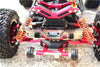 Arrma Granite 4X4 / Big Rock Crew Cab 4X4 Aluminum Rear Heavy-Duty Adjustable Damper (115mm) - 1Pr Set Orange