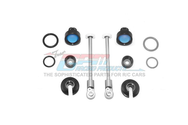 Alloy Full Damper Rebuild Kit For GPM Optional Rear Shocks Item# MAG115R For Arrma Granite 4X4 / Big Rock Crew Cab 4X4 - 1 Set Black