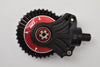 Carbon Steel Ring Gear 37T & Pinion Gear 13T With Aluminum Diff Case For 1:10 Granite / Big Rock V3 3S / Kraton 4S / Vorteks 3S / Senton V3 / 1:8 Vendetta 3S / Infraction V3 - 7Pcs Set Red