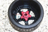 Arrma 1/7 INFRACTION 6S BLX / INFRACTION V2 6S BLX Aluminum Wheel Hex (+6mm) - 4Pc Set Black