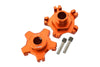 Arrma 1/7 INFRACTION 6S BLX / INFRACTION V2 6S BLX Aluminum Wheel Hex (+6mm) - 2Pc Set Orange