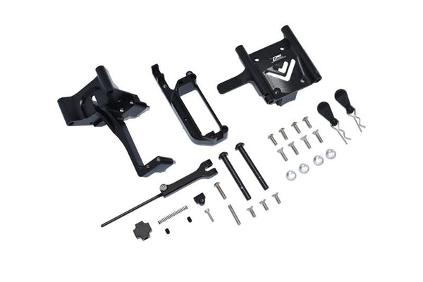 Arrma 1/7 Infraction V2 6S BLX ARA7615V2 Aluminum Handbrake Kit + Center Differential Cover - 31Pc Set Black