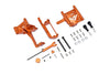 Arrma 1/7 Infraction V2 6S BLX ARA7615V2 Aluminum Handbrake Kit + Center Differential Cover - 31Pc Set Orange