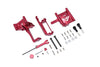 Arrma 1/7 Infraction V2 6S BLX ARA7615V2 Aluminum Handbrake Kit + Center Differential Cover - 31Pc Set Red