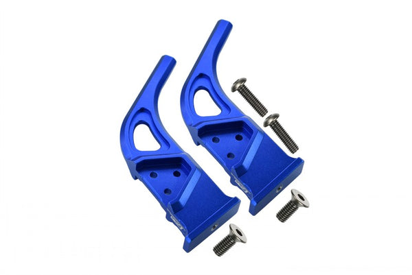 Arrma 1/7 INFRACTION / INFRACTION V2 / LIMITLESS Aluminum Rear Wing Mount - 2Pc Set Blue