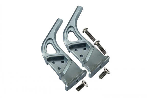 Arrma 1/7 INFRACTION / INFRACTION V2 / LIMITLESS Aluminum Rear Wing Mount - 2Pc Set Gray Silver