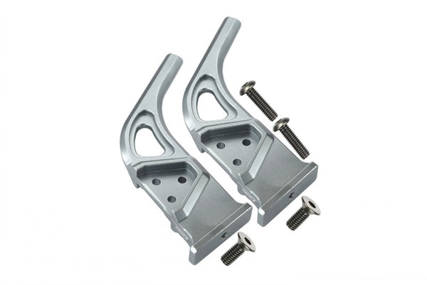 Arrma 1/7 INFRACTION / INFRACTION V2 / LIMITLESS Aluminum Rear Wing Mount - 2Pc Set Silver