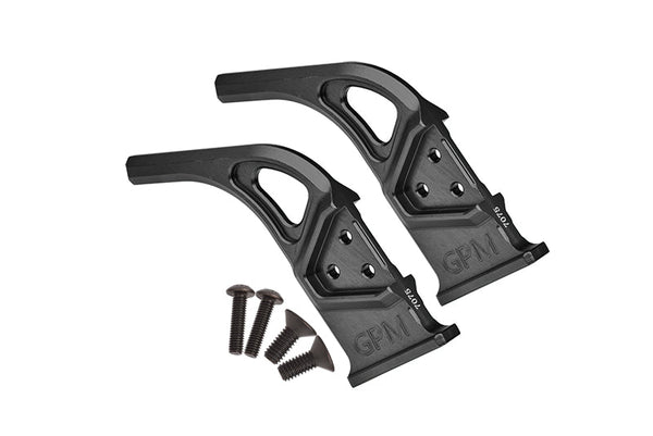 Aluminum 7075 Rear Diffuser Supports For Arrma 1:7 INFRACTION 6S / LIMITLESS ALL-ROAD / INFRACTION V2 / LIMITLESS V2 /FELONY 6S Upgrades - Black