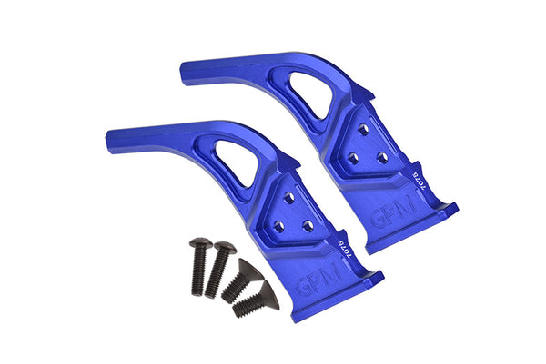 Aluminum 7075 Rear Diffuser Supports For Arrma 1:7 INFRACTION 6S / LIMITLESS ALL-ROAD / INFRACTION V2 / LIMITLESS V2 /FELONY 6S Upgrades - Blue