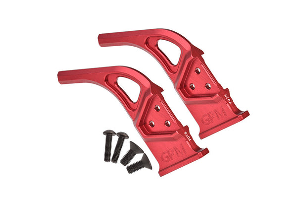 Aluminum 7075 Rear Diffuser Supports For Arrma 1:7 INFRACTION 6S / LIMITLESS ALL-ROAD / INFRACTION V2 / LIMITLESS V2 /FELONY 6S Upgrades - Red