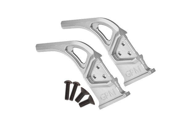 Aluminum 7075 Rear Diffuser Supports For Arrma 1:7 INFRACTION 6S / LIMITLESS ALL-ROAD / INFRACTION V2 / LIMITLESS V2 /FELONY 6S Upgrades - Silver