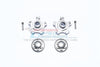 Arrma INFRACTION 6S BLX Aluminum Wheel Hex (+6mm) + Wheel Lock - 4Pc Set Gray Silver