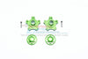 Arrma INFRACTION 6S BLX Aluminum Wheel Hex (+6mm) + Wheel Lock - 4Pc Set Green