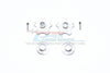 Arrma INFRACTION 6S BLX Aluminum Wheel Hex (+6mm) + Wheel Lock - 4Pc Set Silver