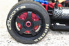 Arrma 1/7 INFRACTION 6S BLX / INFRACTION V2 6S BLX Aluminum +6mm Hex With Brake Disk With Silver Lining - 2Pc Set Silver