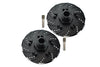 Arrma 1/7 INFRACTION 6S BLX / INFRACTION V2 6S BLX Aluminum +6mm Hex With Brake Disk With Silver Lining - 2Pc Set Black
