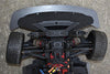 Arrma 1:7 INFRACTION  / LIMITLESS Carbon Fiber Front Chassis - 6Pc Set Black