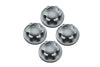 Aluminum Wheel Lock For 1:8 Arrma KRATON 6S / OUTCAST 6S / NOTORIOUS 6S / TYPHON 6S / TALION 6S / KRATON 6S V5 / NOTORIOUS 6S V5 / 1:10 SENTON 6S - 4Pc Set Silver