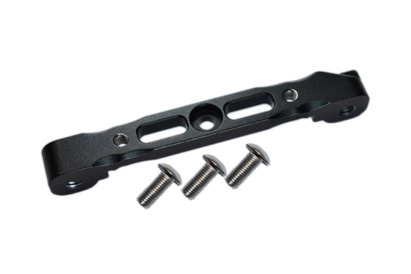 Aluminium Rear Arm Bulk For Front Upper Arms For 1:8 Arrma KRATON 6S / OUTCAST 6S / NOTORIOUS 6S / TYPHON 6S / TALION 6S / KRATON 6S V5 / NOTORIOUS 6S V5 / 1:10 SENTON 6S - 1Pc Set Black