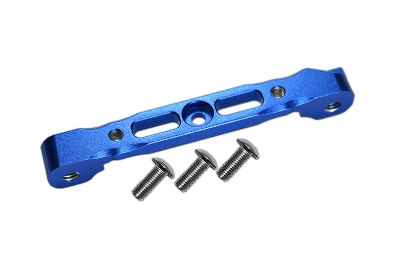 Aluminium Rear Arm Bulk For Front Upper Arms For 1:8 Arrma KRATON 6S / OUTCAST 6S / NOTORIOUS 6S / TYPHON 6S / TALION 6S / KRATON 6S V5 / NOTORIOUS 6S V5 / 1:10 SENTON 6S - 1Pc Set Blue