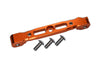 Aluminium Rear Arm Bulk For Front Upper Arms For 1:8 Arrma KRATON 6S / OUTCAST 6S / NOTORIOUS 6S / TYPHON 6S / TALION 6S / KRATON 6S V5 / NOTORIOUS 6S V5 / 1:10 SENTON 6S - 1Pc Set Orange