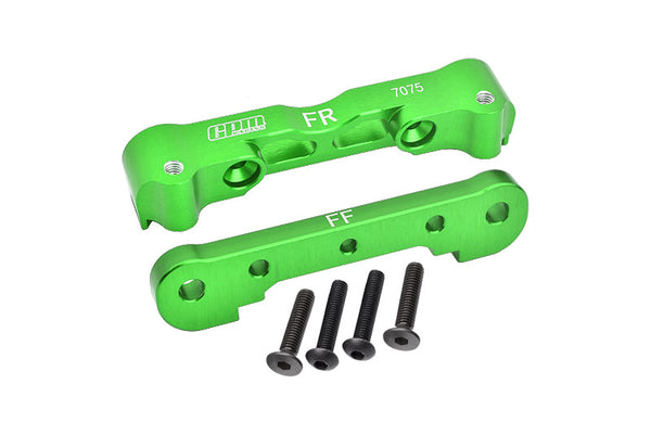 Aluminum 7075 Front Lower Suspension Mount For Arrma 1:8 KRATON / OUTCAST / TALION / TYPHON / NOTORIOUS / 1:7 INFRACTION / LIMITLESS / MOJAVE / FIRETEAM / FELONY Upgrades - Green