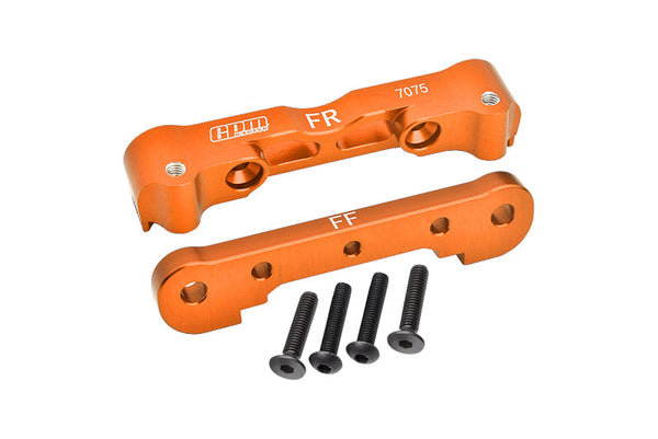 Aluminum 7075 Front Lower Suspension Mount For Arrma 1:8 KRATON / OUTCAST / TALION / TYPHON / NOTORIOUS / 1:7 INFRACTION / LIMITLESS / MOJAVE / FIRETEAM / FELONY Upgrades - Orange