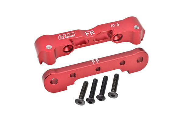 Aluminum 7075 Front Lower Suspension Mount For Arrma 1:8 KRATON / OUTCAST / TALION / TYPHON / NOTORIOUS / 1:7 INFRACTION / LIMITLESS / MOJAVE / FIRETEAM / FELONY Upgrades - Red