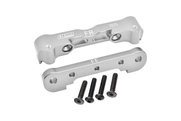 Aluminum 7075 Front Lower Suspension Mount For Arrma 1:8 KRATON / OUTCAST / TALION / TYPHON / NOTORIOUS / 1:7 INFRACTION / LIMITLESS / MOJAVE / FIRETEAM / FELONY Upgrades - Silver