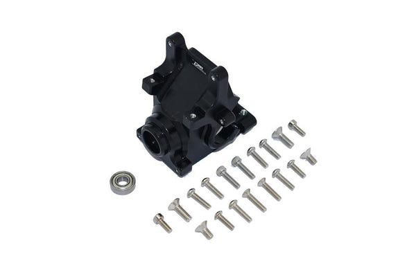 Aluminum Front Or Rear Gear Box (Without Carrier) For Arrma 1:8 KRATON / TALION / OUTCAST / NOTORIOUS / TYPHON, 1:7 INFRACTION / LIMITLESS / MOJAVE - 20Pc Set Black