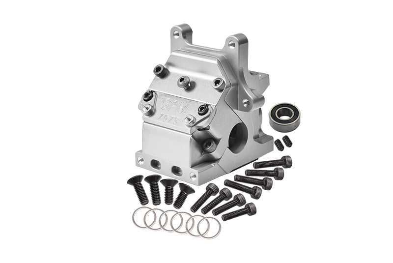 Aluminum Front Or Rear Gear Box For Arrma 1:8 KRATON / TALION / OUTCAST / TYPHON / NOTORIOUS / KRATON EXB / 1:7 INFRACTION / LIMITLESS / MOJAVE / MOJAVE EXB / FIRETEAM / FELONY / 1:10 SENTON - Silver