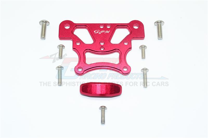 Arrma Kraton Parts Aluminum Aluminum Front Top Plate For Arrma 1:8 KRATON 6S / OUTCAST 6S / NOTORIOUS 6S / TYPHON 6S / TALION 6S / KRATON 6S V5 / NOTORIOUS 6S V5 / 1:10 SENTON 6S Typhon Chassis Brace