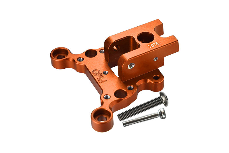 Aluminum 7075-T6 Center Brace Front Mount for Arrma 1:8 KRATON / NOTORIOUS / OUTCAST / TALION / KRATON V5 / NOTORIOUS V5 / 1:7 INFRACTION / INFRACTION V2 / LIMITLESS / LIMITLESS V2 / MOJAVE - Orange