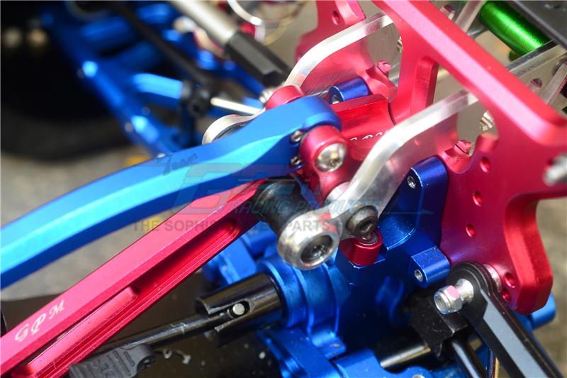 thumbnail image 2 of GPM Aluminum Front Suspension Link Stabilizer Red : Arrma 6S Kraton / Talion - Nitro Hobbies 2 of 11