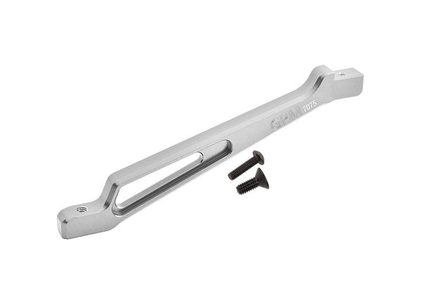 Aluminum 7075 Front Steering Support Mount For Arrma 1:8 KRATON 6S / TYPHON 6S / OUTCAST 6S / NOTORIOUS 6S / 1:10 SENTON 6S Upgrade Parts - Silver