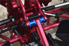 Aluminum Collar For Rear Chassis Brace For Arrma 1:8 KRATON 6S / NOTORIOUS 6S / OUTCAST 6S / TALION 6S / KRATON 6S V5 / NOTORIOUS 6S V5 Upgrades - 2Pc Set Red