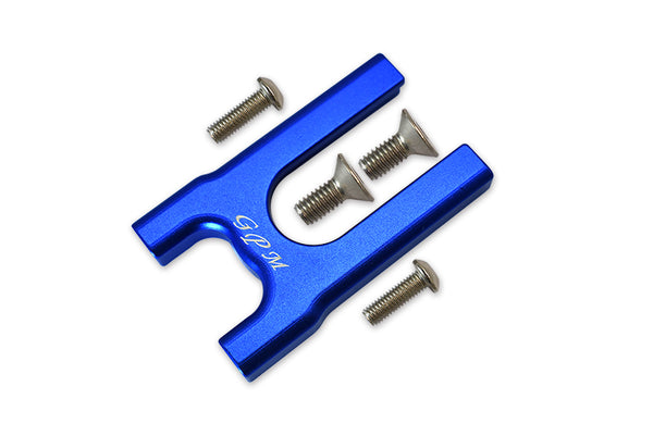 Aluminum Center Diff Mount (Front) For Arrma 1:8 KRATON / OUTCAST / NOTORIOUS / TYPHON / TALION / KRATON V5 / NOTORIOUS V5 / INFRACTION / INFRACTION V2 / LIMITLESS Upgrades - 1Pc Set Blue