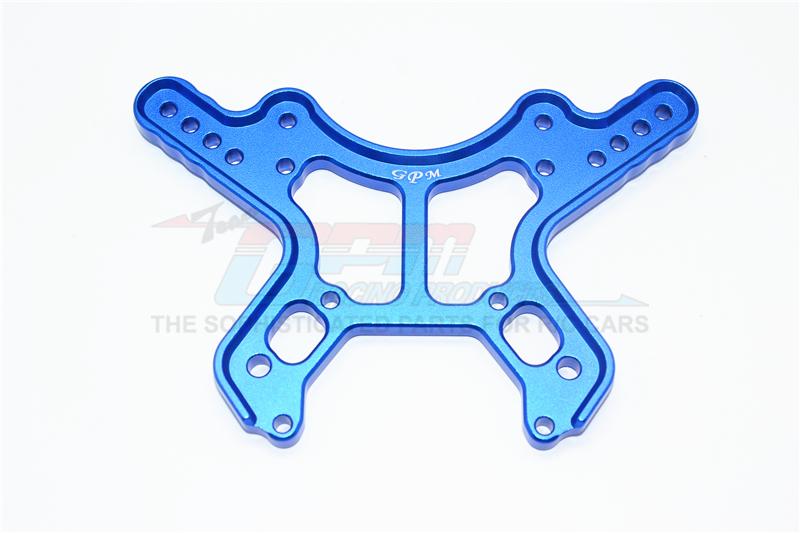 Arrma Kraton 6S BLX (AR106005/106015/106018) Aluminum Front Damper Plate - 1Pc Set Blue