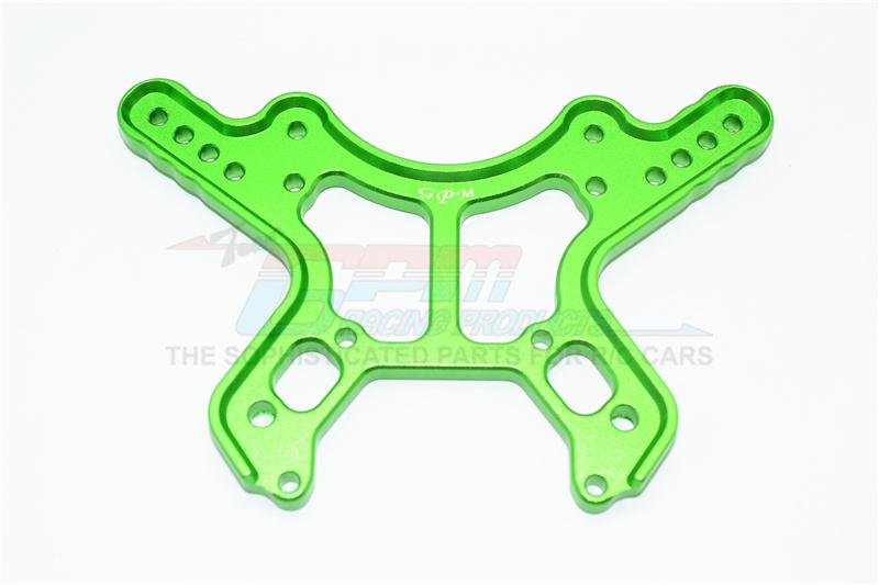 Arrma Kraton 6S BLX (AR106005/106015/106018) Aluminum Front Damper Plate - 1Pc Set Green