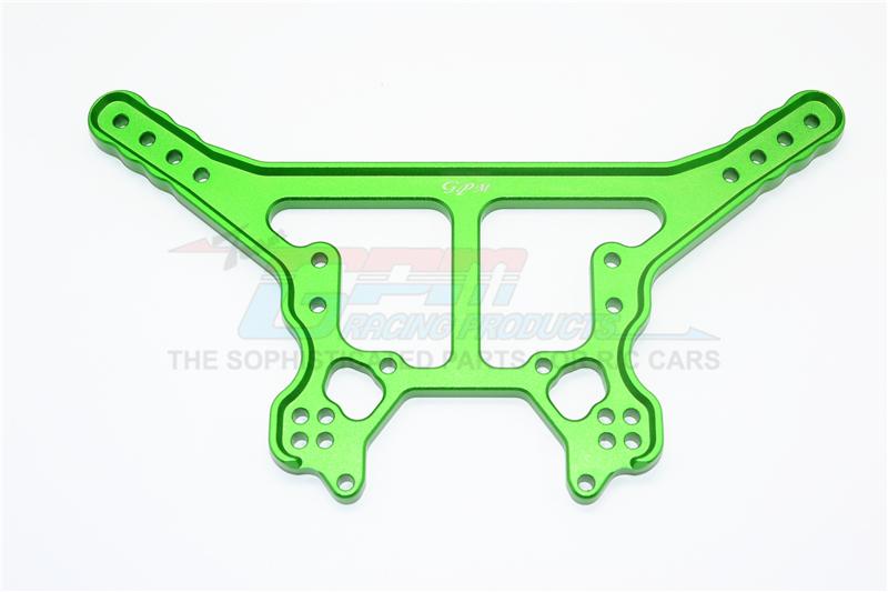 Arrma Kraton 6S BLX (AR106005/106015/106018) Aluminum Rear Damper Plate - 1Pc Set Green