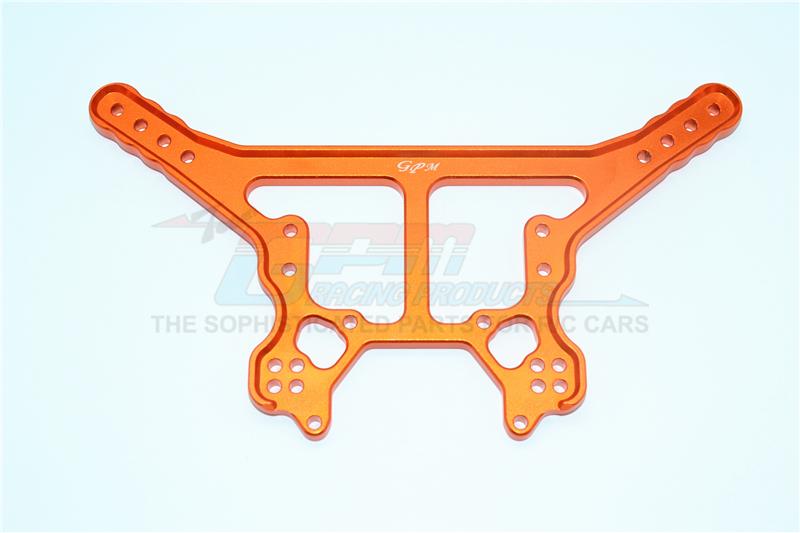 Arrma Kraton 6S BLX (AR106005/106015/106018) Aluminum Rear Damper Plate - 1Pc Set Orange