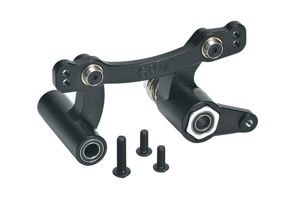 Aluminum 7075 Front Steering Assembly For Arrma 1:8 KRATON / OUTCAST / TALION / TYPHON / NOTORIOUS / 1:7 INFRACTION / LIMITLESS / MOJAVE / FIRETEAM / BIG ROCK / FELONY 6S Upgrade Parts - Black