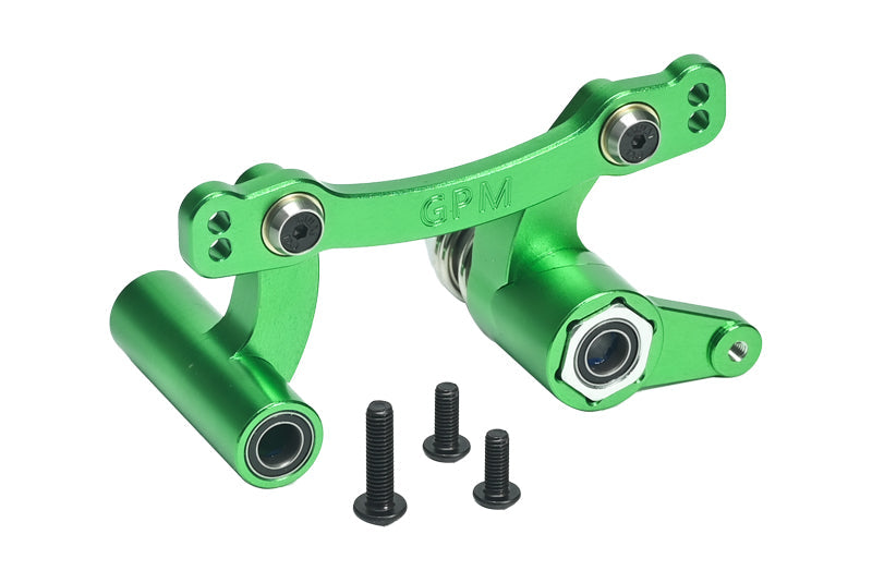 Aluminum 7075 Front Steering Assembly For Arrma 1:8 KRATON / OUTCAST / TALION / TYPHON / NOTORIOUS / 1:7 INFRACTION / LIMITLESS / MOJAVE / FIRETEAM / BIG ROCK / FELONY 6S Upgrade Parts - Green