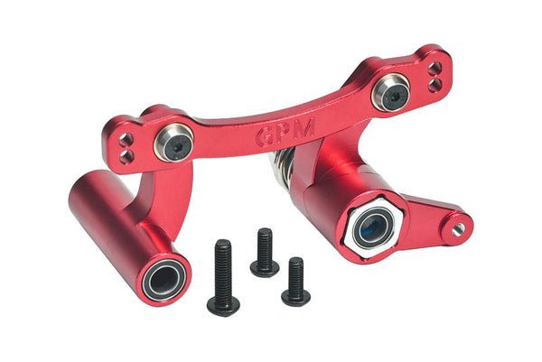 Aluminum 7075 Front Steering Assembly For Arrma 1:8 KRATON / OUTCAST / TALION / TYPHON / NOTORIOUS / 1:7 INFRACTION / LIMITLESS / MOJAVE / FIRETEAM / BIG ROCK / FELONY 6S Upgrade Parts - Red