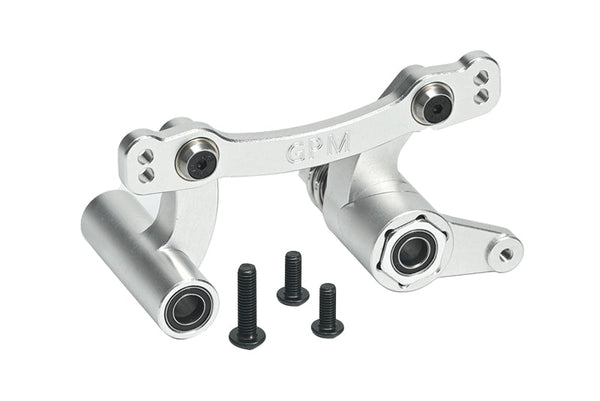 Aluminum 7075 Front Steering Assembly For Arrma 1:8 KRATON / OUTCAST / TALION / TYPHON / NOTORIOUS / 1:7 INFRACTION / LIMITLESS / MOJAVE / FIRETEAM / BIG ROCK / FELONY 6S Upgrade Parts - Silver