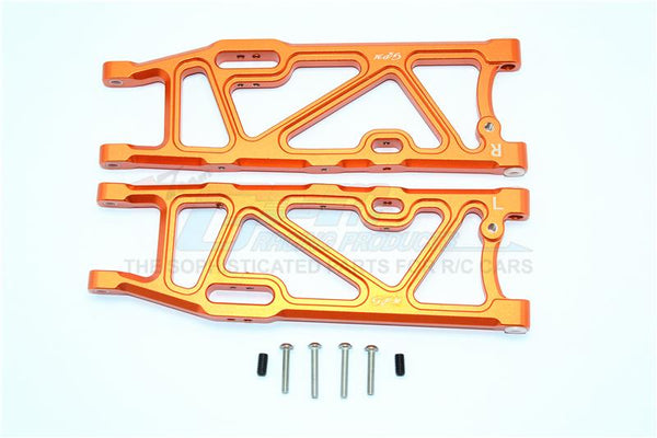 Arrma Kraton 6S BLX (AR106005/106015/106018) Aluminum Rear Lower Arms - 1Pr Set Orange
