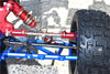 Arrma 1:8 KRATON / NOTORIOUS / OUTCAST / 1:7 FIRETEAM Aluminium + Stainless Steel Rear Upper Arm Tie Rod - 2Pc Set Blue