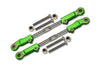 Arrma 1:8 KRATON / NOTORIOUS / OUTCAST / 1:7 FIRETEAM Aluminium + Stainless Steel Rear Upper Arm Tie Rod - 2Pc Set Green